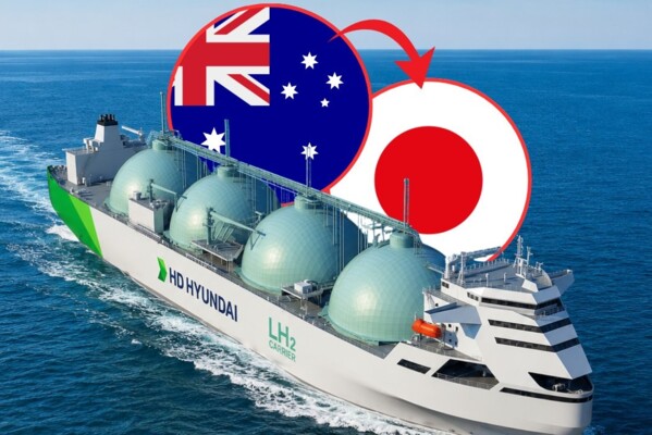 Green hydrogen links continents across the Pacific
