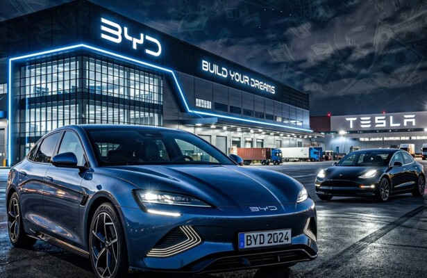 معركة العمالقة: BYD وTesla على خط النار في سباق السيارات الكهربائية