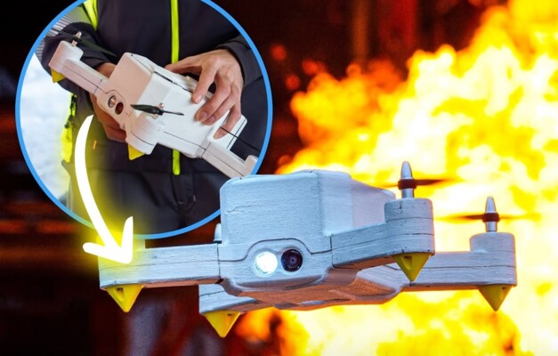 عندما تعجز الطائرات التقليدية .. مسيرة الإطفاء السويسرية تتحمّل 200 درجة مئوية